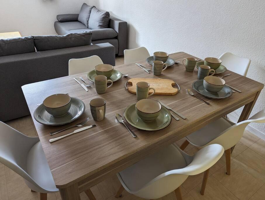 Central Spacious Flat With Private Parking 霞慕尼 外观 照片